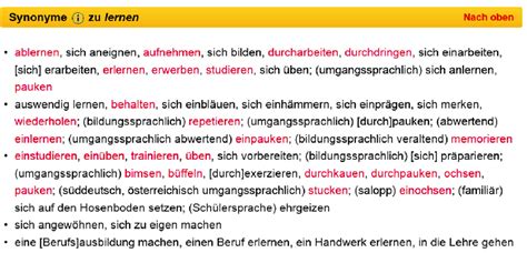 synonym duden|Online Synonym.